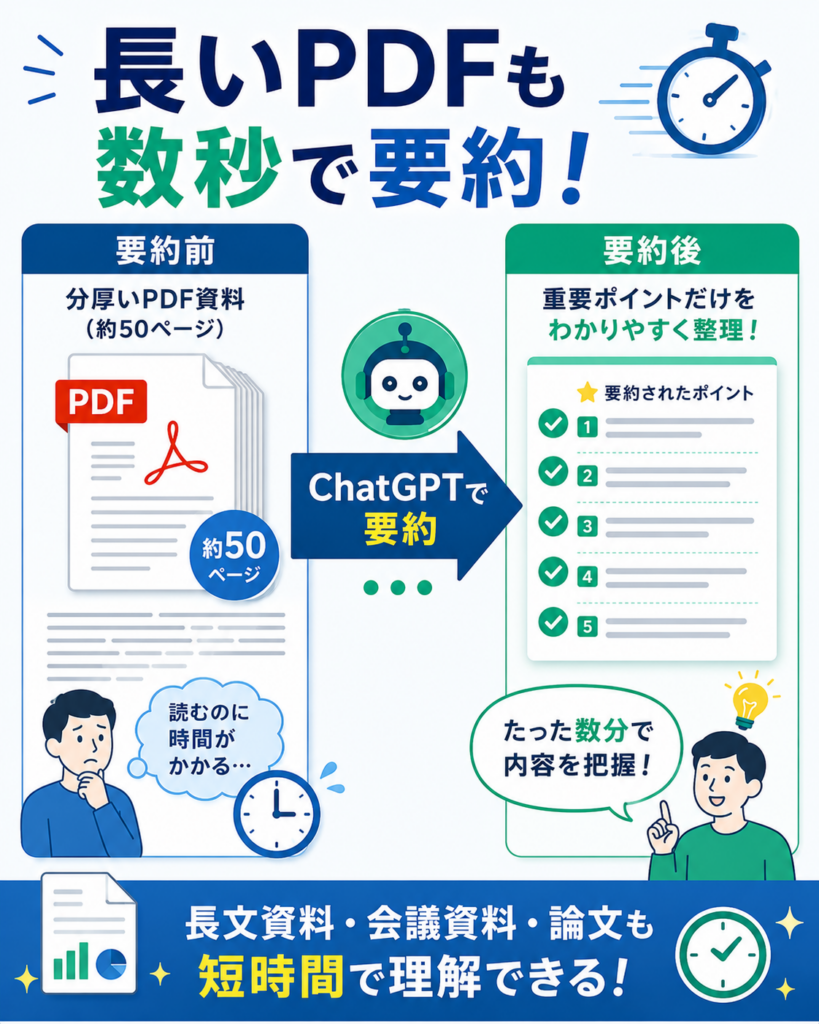 ChatGPTでPDFを要約する方法
