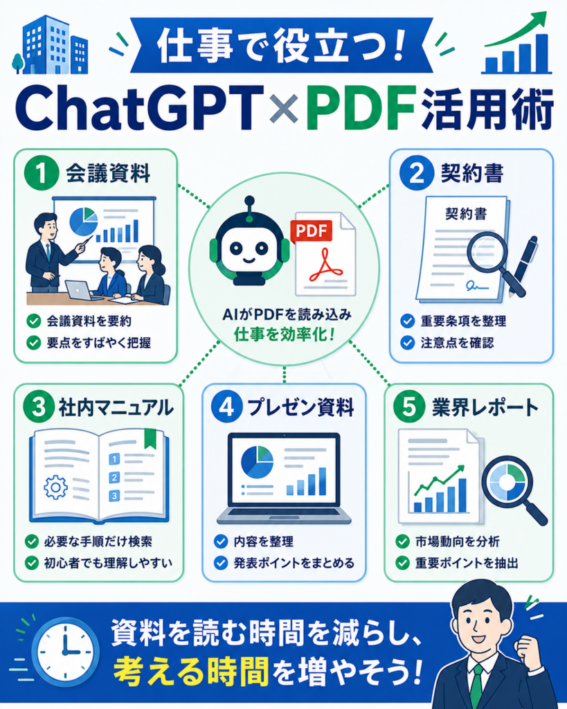 仕事で役立つChatGPTのPDF活用例
