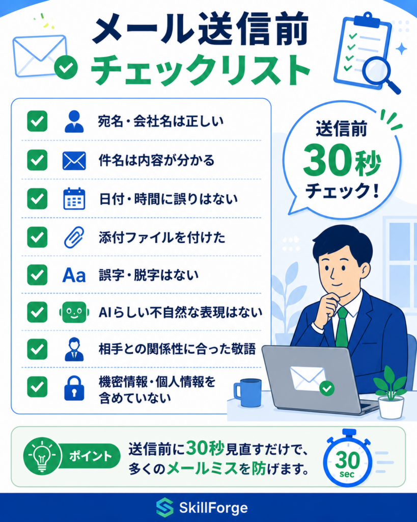 ChatGPTで作成したメールの最終チェックリスト