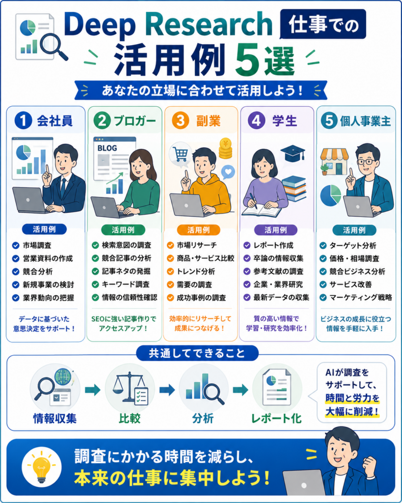 ChatGPT Deep Researchを仕事で活用する方法