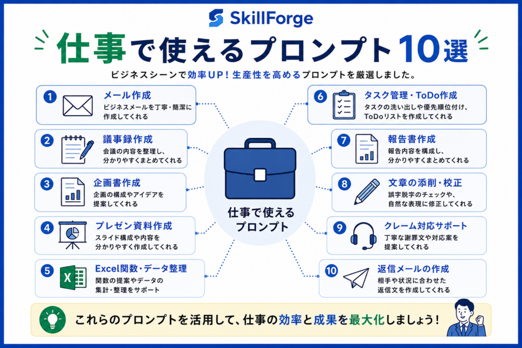コピペで使えるChatGPTプロンプト50選